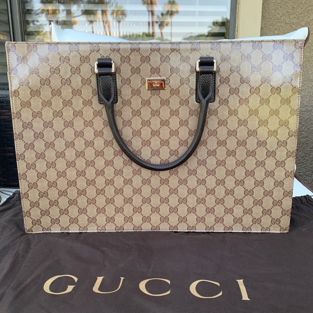 authentic Gucci briefcase